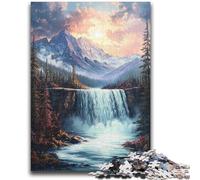 Puzzle 1000 pièces pour Adolescents, Cadeaux, Cascade, Paysage, Art, Jeu éducatif, défi, Collection d'artistes, Beaux-Arts, 38x26cm