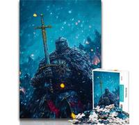 Puzzle 1000 pièces pour Adolescents, Cadeaux, Chevaliers médiévaux, Jouets éducatifs, Anti-Stress, renforce l'amour Entre Couples, 38x26cm