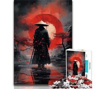 Puzzle 1000 pièces pour Adolescents, Cadeaux d'art Ninja Japonais, Puzzle 1000 pièces, Anti-Stress, séjour, Tuer Le Temps, liste de souhaits avec Le Père Noël (Taille 75x50cm)