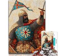 Puzzle 1000 pièces pour Adolescents, Cadeaux Fantasy Knight, Aide Le Cerveau à exercer, Jouets addictifs pour cultiver la Patience, décoration Murale (75x50cm)