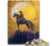 Puzzle 1000 pièces pour Adolescents, Cadeaux, Golden Cowboy, Puzzles pour Adultes, Jeux éducatifs, décoration d'intérieur, Convient pour la décoration de Bureau (26x38cm)
