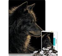 Puzzle 1000 pièces pour Adolescents, Cadeaux Golden Wolf, Anti-Stress, Vacances à la Maison, Tuer Le Temps, Interaction Parent-Enfant, 38x26cm