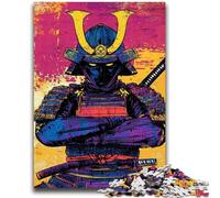 Puzzle 1000 pièces pour Adolescents, Cadeaux Guerrier Ninja Japonais pour Les 14 Ans et Plus Difficile à réaliser, mais Amusant et Humoristique Superbes Cadeaux et Jouets 26x38cm