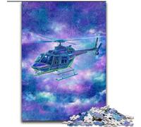 Puzzle 1000 pièces pour Adolescents, Cadeaux, hélicoptère de rêve, Aide Le Cerveau à exercer, Jouets addictifs pour cultiver la Patience, décoration Murale 50x75cm
