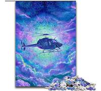 Puzzle 1000 pièces pour Adolescents, Cadeaux, hélicoptère de rêve, Aide Le Cerveau à exercer, Jouets addictifs pour cultiver la Patience, décoration Murale 26x38cm