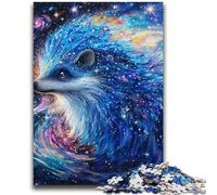Puzzle 1000 pièces pour Adolescents, Cadeaux Hérisson étoilé, 1000 pièces pour Adolescents, Jouets éducatifs, Jeux Anti-Stress, Cadeaux d'anniversaire Uniques (50x75cm)