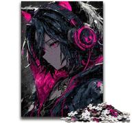 Puzzle 1000 pièces pour Adolescents, Cadeaux, Jeux éducatifs, Dessin animé Catwoman, décoration d'intérieur, Collection d'artistes, Beaux-Arts, 26x38cm