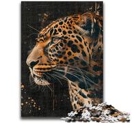Puzzle 1000 pièces pour Adolescents, Cadeaux, Jouets guépard, Jeux éducatifs, Anti-Stress, Convient pour la décoration de Bureau, 50x75cm