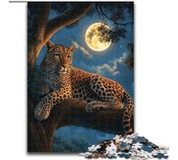 Puzzle 1000 pièces pour Adolescents, Cadeaux, léopard, Aide Le Cerveau à exercer, Jouets addictifs pour cultiver la Patience, décoration Murale 26x38cm