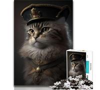 Puzzle 1000 pièces pour Adolescents Cadeaux Robe Napoléon Chat Puzzles pour Adolescents Jeux éducatifs décoration de la Maison Convient pour la décoration de Bureau 38x26cm