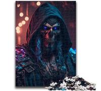 Puzzle 1000 pièces pour Adolescents, Cadeaux, Squelette Pirate, Anti-Stress, défi Difficile, renforce l'amour Entre Couples, 26x38cm