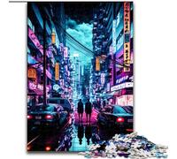 Puzzle 1000 pièces pour Adolescents, Cadeaux Tokyo Japon Néon, à partir de 14 Ans, Jeux éducatifs, Jouets à Faire soi-même, œuvres d'art, Cadeau (Taille 50x75cm)