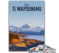 Puzzle 1000 pièces pour Adolescents, Cadeaux, Visite de Te Waipounamu, Anti-Stress, défi Difficile, renforce l'amour Entre Couples (Taille 50x75cm)