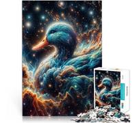 Puzzle 1000 pièces pour Adolescents Canard de la nébuleuse Cosmique Analyse et logique Décoration d'intérieur et Cadeaux Uniques 38x26cm