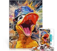 Puzzle 1000 pièces pour Adolescents Canards chanteurs Jouet éducatif d'apprentissage Jeu éducatif pour Anniversaire, Noël 38x26cm