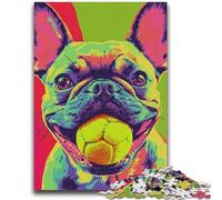 Puzzle 1000 pièces pour Adolescents Carlin Jouant au Tennis 1000 pièces pour Adultes, Jeux éducatifs Classiques, Belle décoration (75x50cm)