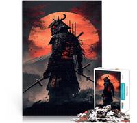 Puzzle 1000 pièces pour Adolescents Cerise du Japon Samurai Séjour Anti-Stress pour Tuer Le Temps Cadeau Amusant 75x50cm