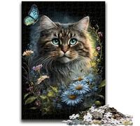 Puzzle 1000 pièces pour Adolescents, Chaton Mignon, Jeu intellectuel pour la décoration de la Maison, à partir de 14 Ans, 50x75cm