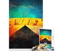 Puzzle 1000 pièces pour Adolescents Chemin vers Le Rocher Sacré Jeu Familial Activités familiales Jouet à Monter soi-même Cadeau Original pour Un Anniversaire ou Noël (50x75cm)