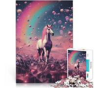 Puzzle 1000 pièces pour Adolescents Cheval rétro Jeux éducatifs Décoration d'intérieur Cadeau d'anniversaire, Cadeaux, décoration Murale 38x26cm