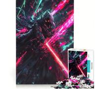 Puzzle 1000 pièces pour Adolescents Chevalier Mystique Jeux éducatifs pour s'amuser en Famille Cadeaux pour Les Amis et la Famille 38x26cm