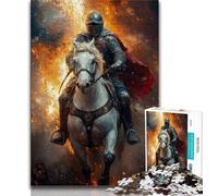 Puzzle 1000 pièces pour Adolescents Chevaliers médiévaux pour Adultes Jeu éducatif défi Collection d'artistes Beaux-Arts (50x75cm)