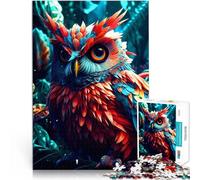 Puzzle 1000 pièces pour Adolescents Chouette Fantastique Jouet éducatif intellectuel décompressant Cadeau Amusant 52x38cm