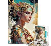 Puzzle 1000 pièces pour Adolescents Circuits de la Sagesse︰ Athena Jeux de détente pour Adolescents Analyse et logique Cadeau d'anniversaire Unique (38x26cm)