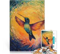 Puzzle 1000 pièces pour Adolescents Colibri en vol Jeux éducatifs Décoration d'intérieur Cadeau d'anniversaire, Cadeaux, décoration Murale 38x26cm