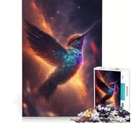 Puzzle 1000 pièces pour Adolescents Colibri étoilé Jeu Impossible Défi Difficile Cadeau pour Les Amis et la Famille 50x75cm