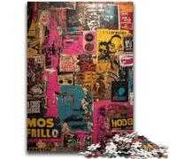Puzzle 1000 pièces pour Adolescents, Collage d'affiches, Jeux éducatifs, décoration d'intérieur, Cadeaux Uniques (50x75cm)