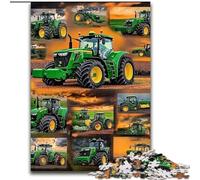 Puzzle 1000 pièces pour Adolescents, Collage de tracteurs, Jeu Stimulant, décoration Murale, Cadeaux d'anniversaire et de Noël Uniques (Taille 50x75cm)