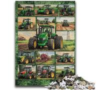Puzzle 1000 pièces pour Adolescents, Collage de tracteurs, Jouets éducatifs, décoration d'intérieur Unique et Cadeaux pour Les 14 Ans et Plus, 50x75cm
