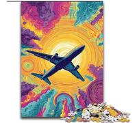 Puzzle 1000 pièces pour Adolescents, Color Plane, pour Les Plus de 14 Ans, Jouets éducatifs, Jeux en Famille, Cadeau d'anniversaire (Taille 50x75cm)