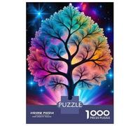 Puzzle 1000 Pièces pour Adolescents Colorful Fractal Tree Puzzles pour Adolescents - Jeux Relaxants - Anti-Stress - Cadeaux Anti-Stress 70x50cm/1000pcs