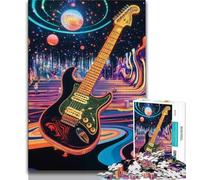 Puzzle 1000 pièces pour Adolescents Concert de Rock psychédélique Puzzle 1000 pièces Anniversaire et Cadeaux Uniques pour Les 14 Ans et Plus 38x26cm