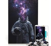 Puzzle 1000 pièces pour Adolescents Conscience Cosmique ︰ L’Esprit d’Un Astronaute, Jeu Impossible, défi Difficile, Cadeau pour Les Amis et la Famille 50 x 75 cm