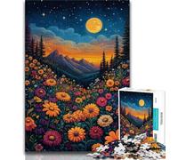 Puzzle 1000 pièces pour Adolescents Coquelicots en vitrail activité Amusante pour la Maison Jouets pour Les Jours de Pluie Cadeaux d'anniversaire 38x26cm