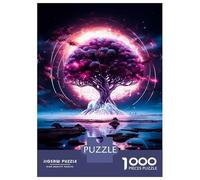 Puzzle 1000 Pièces pour Adolescents Cosmic Tree of Life (2) Puzzles pour Adolescents - Jeux Relaxants - Anti-Stress - Cadeaux Anti-Stress 52x38cm/1000pcs