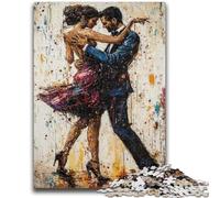 Puzzle 1000 pièces pour Adolescents, Couple Dansant, Anti-Stress, défi Difficile, décoration d'intérieur Unique et Cadeaux 50x75cm