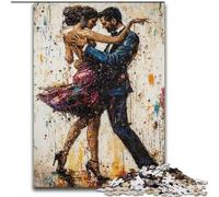 Puzzle 1000 pièces pour Adolescents, Couple Dansant, Jeux éducatifs, décoration d'intérieur, idéal pour la décoration de Bureau, 50x75cm