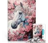 Puzzle 1000 pièces pour Adolescents Coups d'étalon Défi Difficile pour soulager Le Stress Liste de souhaits avec Le Père Noël 52x38cm