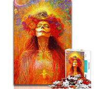 Puzzle 1000 pièces pour Adolescents, crâne de Style Mexicain, entraînez Votre Cerveau et Vos Mains, Cadeau d'anniversaire, Cadeaux, décoration Murale pour Les 14 Ans et Plus 38x26cm