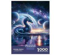 Puzzle 1000 Pièces pour Adolescents Creator Dragons Cosmos Puzzle pour Adultes Jeu Manuel Difficile Excellent Cadeau Anti-Stress 52x38cm/1000pcs