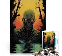 Puzzle 1000 pièces pour Adolescents Créature des Marais Entraînez Votre Cerveau et Vos Mains Décoration d'intérieur et Cadeaux Uniques 26x38cm