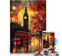 Puzzle 1000 pièces pour Adolescents Crépuscule Gothique Réduction du Stress intéressante est idéal comme Cadeau pour Toute la Famille 75x50cm