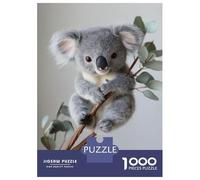 Puzzle 1000 Pièces pour Adolescents Cute Fluffy Koala Puzzles pour Adultes, Jeux Amusants, Décoration Murale, Cadeaux Anti-Stress 52x38cm/1000pcs