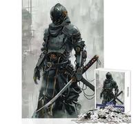 Puzzle 1000 pièces pour Adolescents Cyberpunk Assassin Jeu Anti-Stress Idée Cadeau Chaque pièce est Unique Dimensions 38x52cm