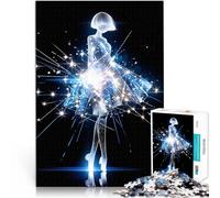 Puzzle 1000 pièces pour Adolescents Danse des étoiles de Cristal et de Diamant Jeux de détente décoration Murale 52x38cm