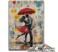 Puzzle 1000 pièces pour Adolescents, Danseuse de Ballet Graffiti, Puzzles pour Adultes, défi d'intelligence cérébrale, Jouets addictifs pour la décoration de la Maison (50x75cm)